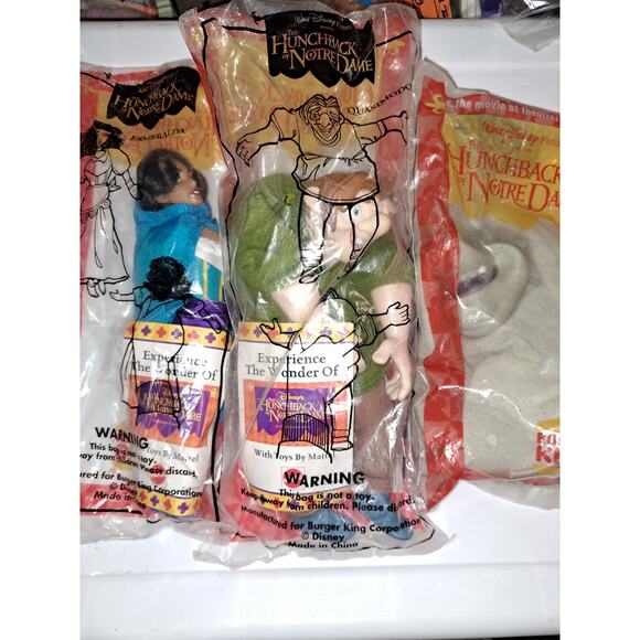 Burger King toys From the Hunchback of Notre Dame - Picture 1 of 5